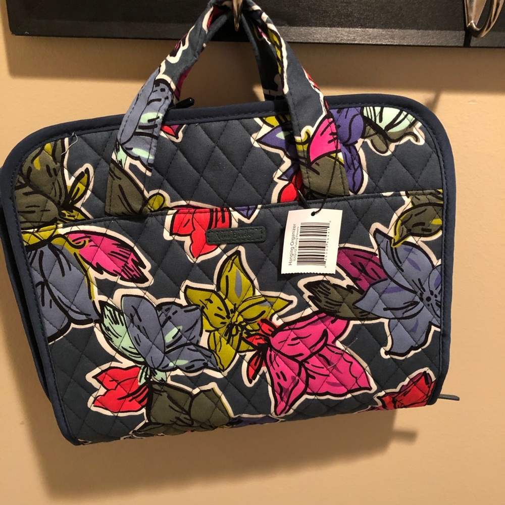 Vera Bradley hanging toiletry/makeup carry case